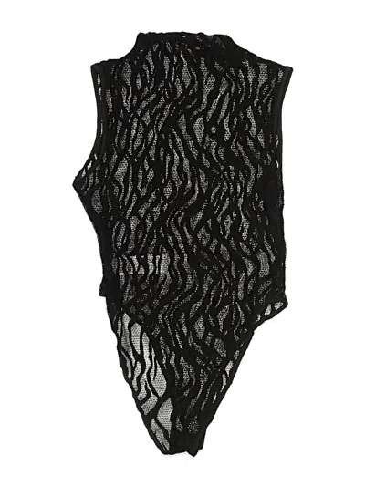 Pre-owned Shein Bodysuit In Black