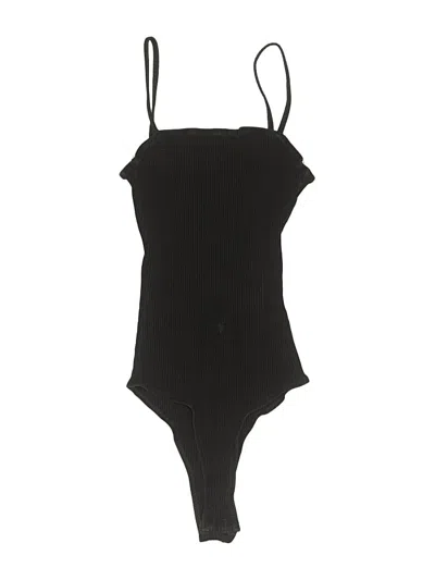 Pre-owned Shein Bodysuit In Black