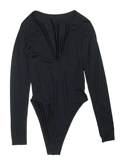 Pre-owned Shein Bodysuit In Black