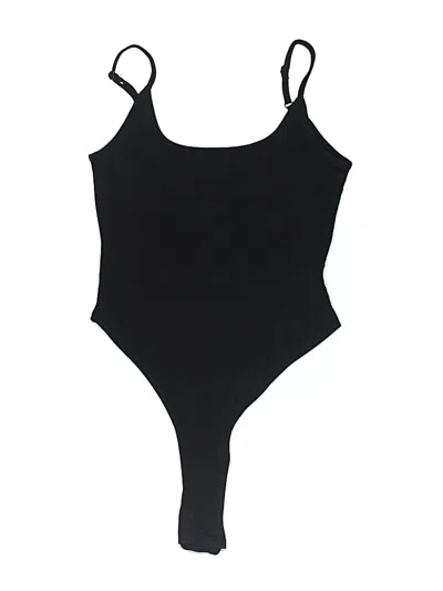 Pre-owned Shein Bodysuit In Black