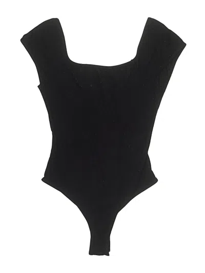 Pre-owned Shein Bodysuit In Black