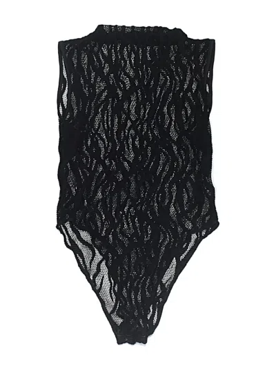 Pre-owned Shein Bodysuit In Black