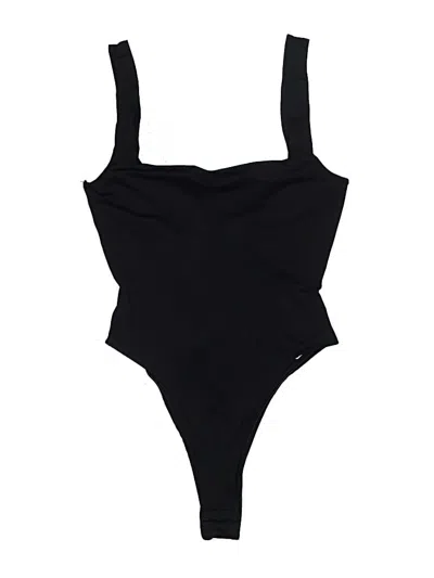 Pre-owned Shein Bodysuit In Black
