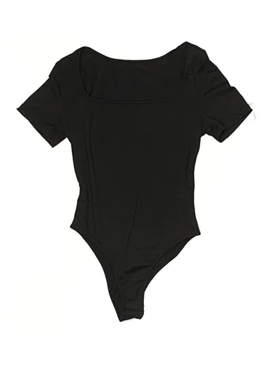 Pre-owned Shein Bodysuit In Black