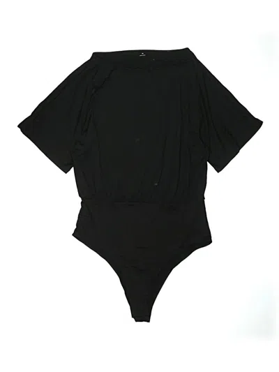 Pre-owned Shein Bodysuit In Black