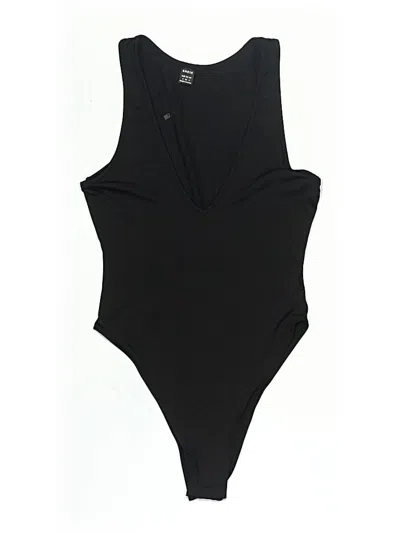 Pre-owned Shein Bodysuit In Black