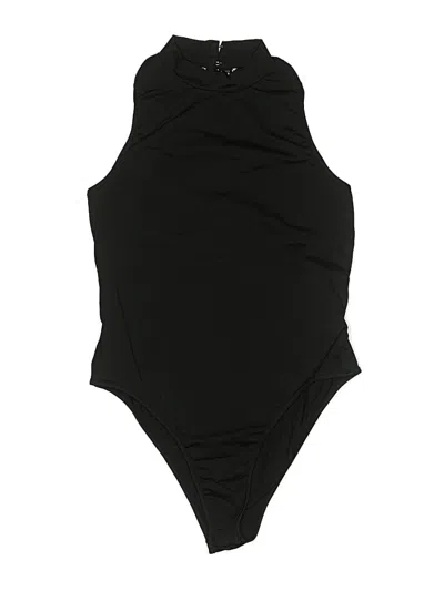 Pre-owned Shein Bodysuit In Black