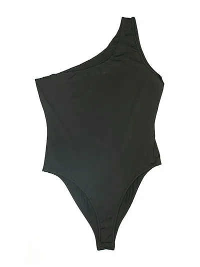 Pre-owned Shein Bodysuit In Black