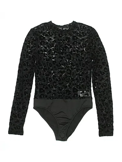 Pre-owned Shein Bodysuit In Black
