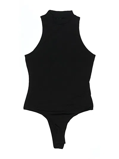 Pre-owned Shein Bodysuit In Black