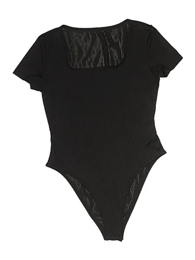 Pre-owned Shein Bodysuit In Black