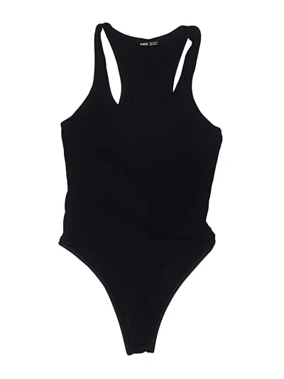 Pre-owned Shein Bodysuit In Black
