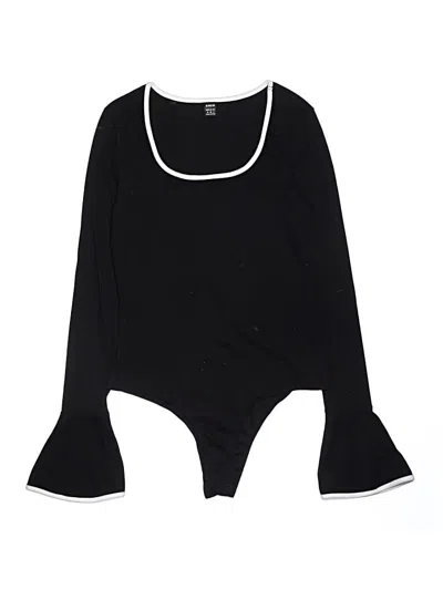 Pre-owned Shein Bodysuit In Black