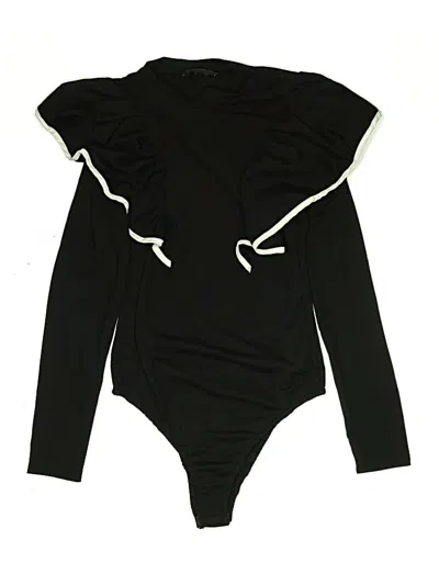 Pre-owned Shein Bodysuit In Black