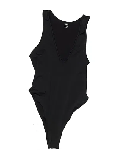Pre-owned Shein Bodysuit In Black