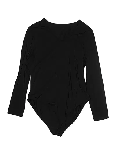 Pre-owned Shein Bodysuit In Black