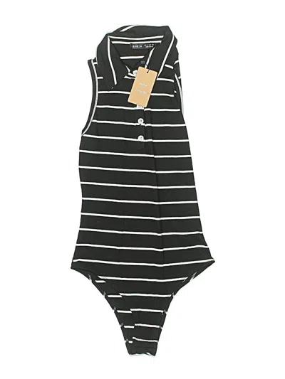 Pre-owned Shein Bodysuit In Black