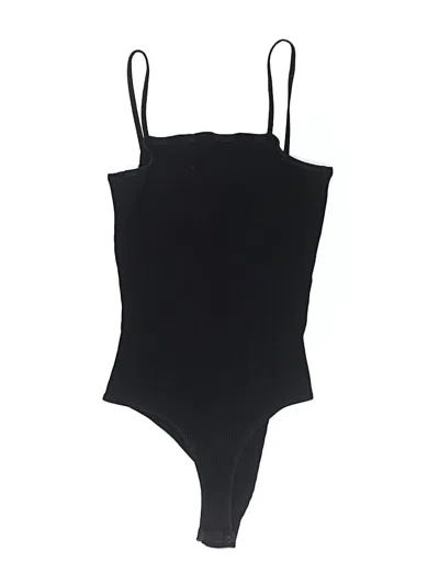 Pre-owned Shein Bodysuit In Black