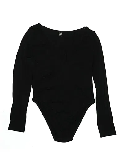 Pre-owned Shein Bodysuit In Black