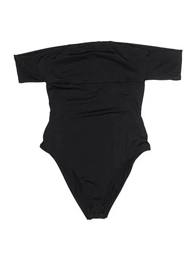 Pre-owned Shein Bodysuit In Black