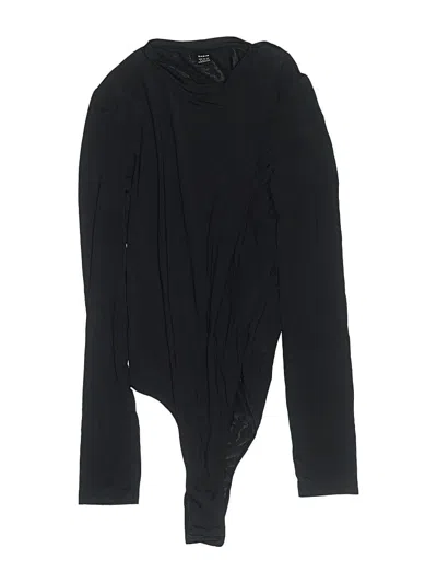 Pre-owned Shein Bodysuit In Black