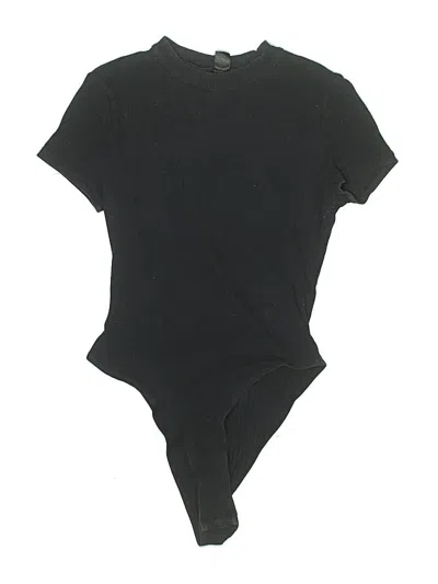 Pre-owned Shein Bodysuit In Black