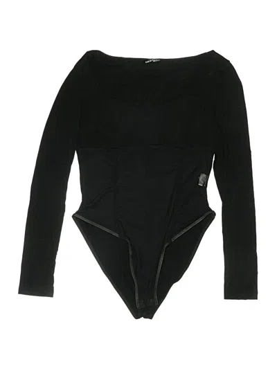Pre-owned Shein Bodysuit In Black