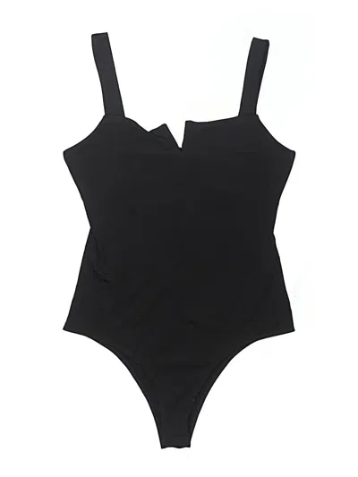 Pre-owned Shein Bodysuit In Black