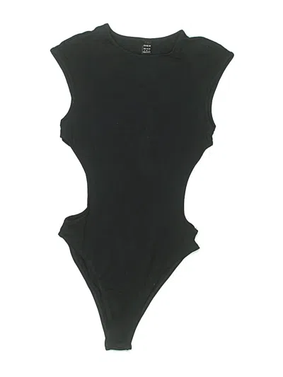 Pre-owned Shein Bodysuit In Black