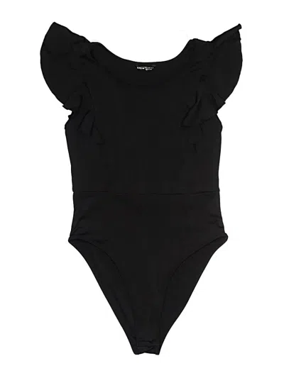 Pre-owned Shein Bodysuit In Black