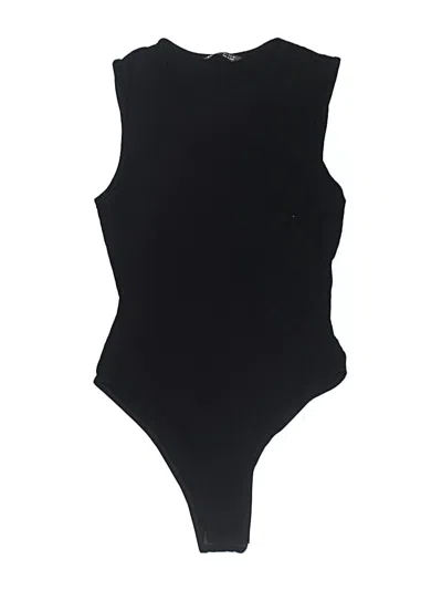 Pre-owned Shein Bodysuit In Black