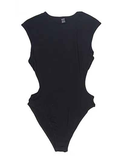 Pre-owned Shein Bodysuit In Black