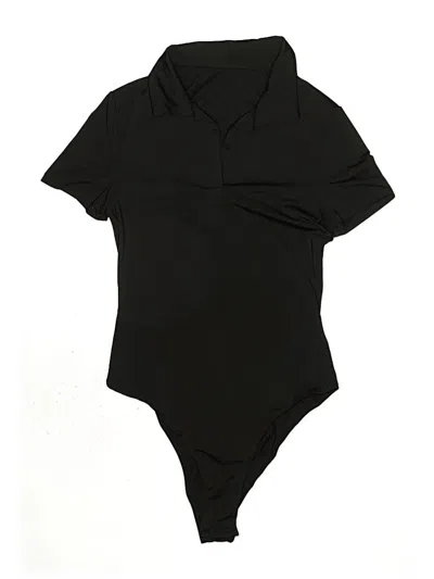 Pre-owned Shein Bodysuit In Black