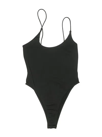 Pre-owned Shein Bodysuit In Black