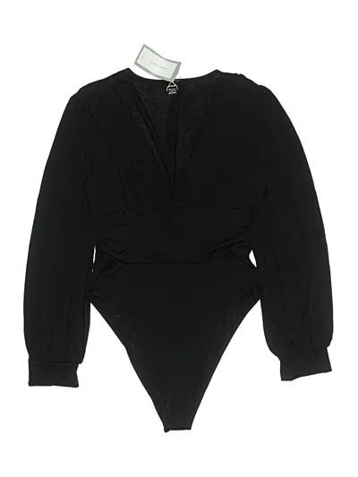Pre-owned Shein Bodysuit In Black