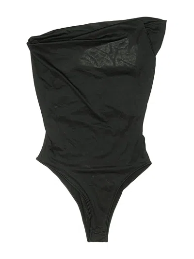 Pre-owned Shein Bodysuit In Black