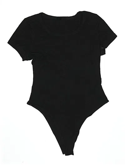 Pre-owned Shein Bodysuit In Black