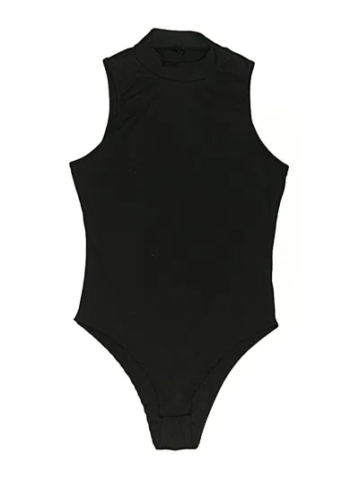 Pre-owned Shein Bodysuit In Black
