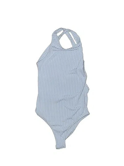 Pre-owned Shein Bodysuit In Blue