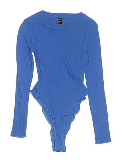Pre-owned Shein Bodysuit In Blue