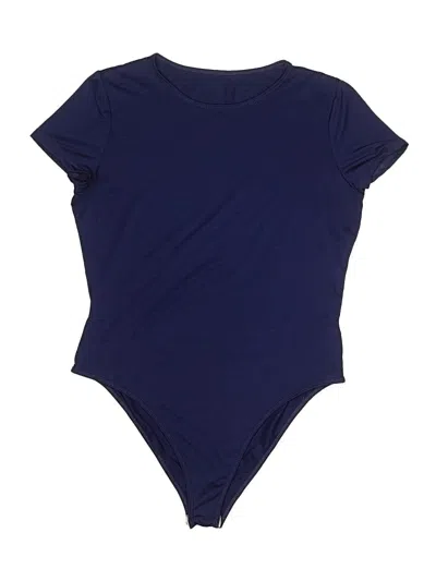 Pre-owned Shein Bodysuit In Blue
