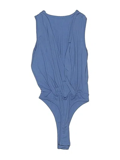 Pre-owned Shein Bodysuit In Blue