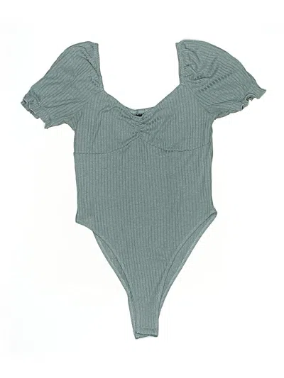 Pre-owned Shein Bodysuit In Blue