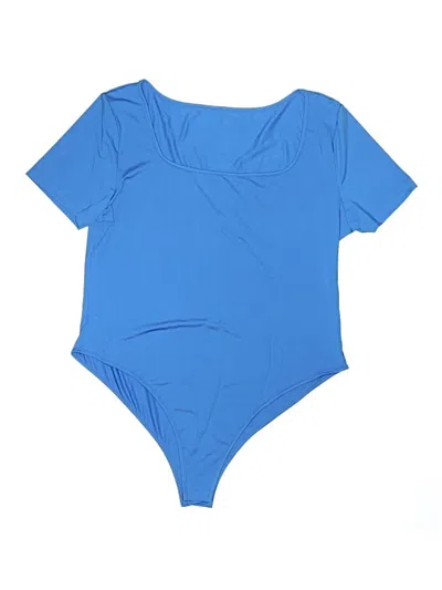 Pre-owned Shein Bodysuit In Blue