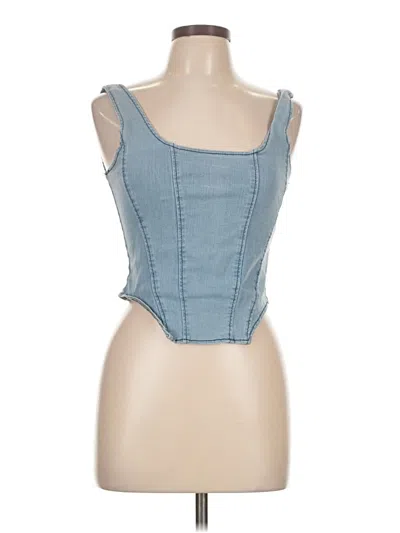 Pre-owned Shein Bodysuit In Blue