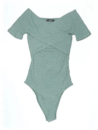 Pre-owned Shein Bodysuit In Blue