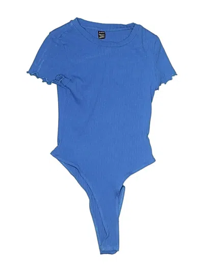 Pre-owned Shein Bodysuit In Blue
