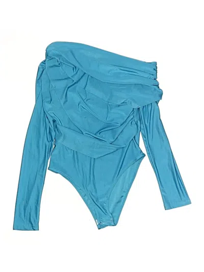 Pre-owned Shein Bodysuit In Blue