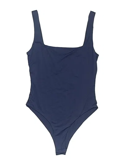 Pre-owned Shein Bodysuit In Blue