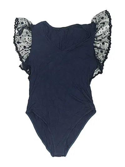 Pre-owned Shein Bodysuit In Blue